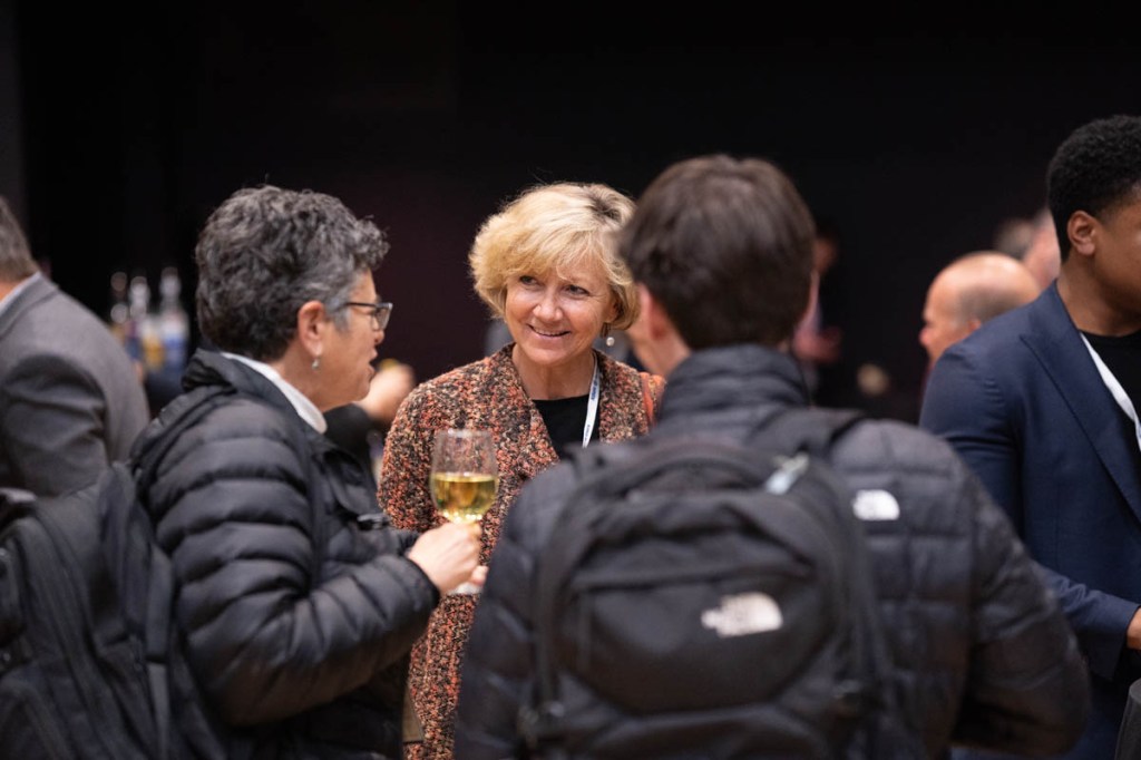 Skift Aviation Forum 2022 attendees networking