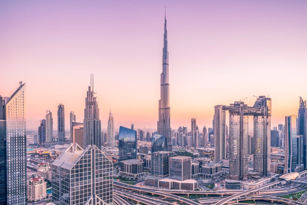 Dubai's skyline and world-class facilities in the Middle East