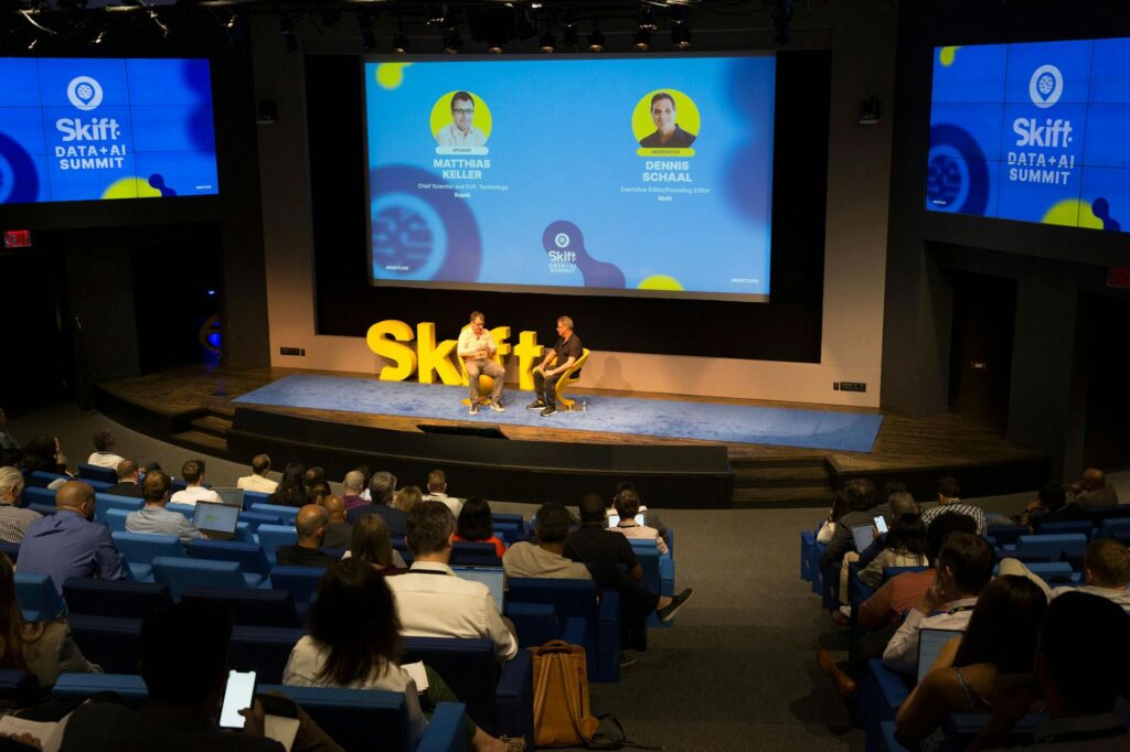 Matthias Keller of Kayak at Skift Data + AI Summit
