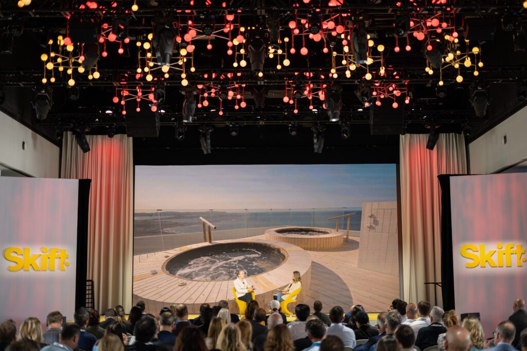Skift Editor-in-Chief in conversation with Zita Cobb Founder and CEO of Shorefast & Fogo Island Inn at Skift Global Forum 2024