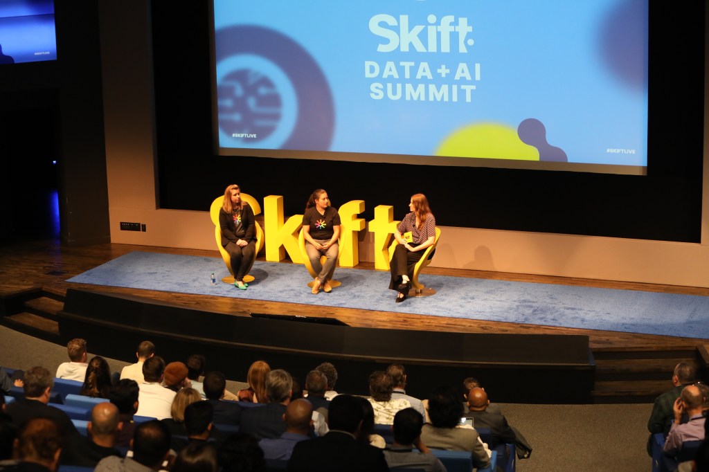 Speaker panel discussions at the Skift Data + AI Summit 2024
