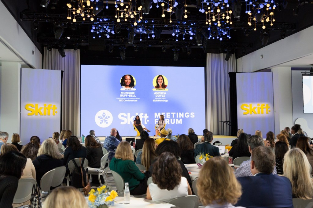 Monique Ruff-Bell of TED Conferences in conversation with Andrea Doyle of Skift Meetings