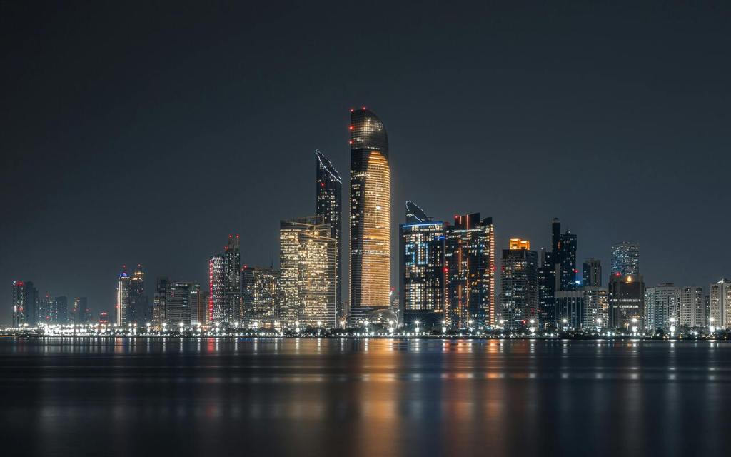 Abu Dhabi skyline - United Arab Emirates